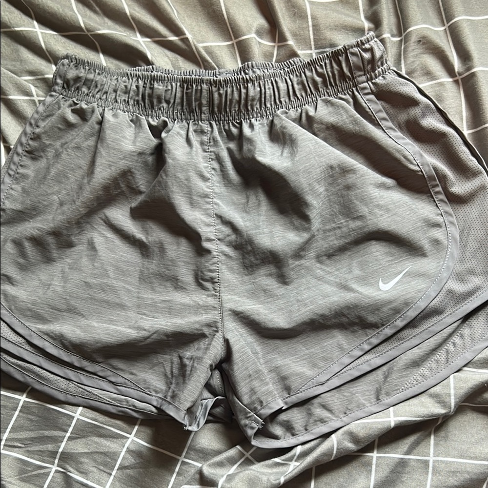 Nike Light Gray Running Shorts